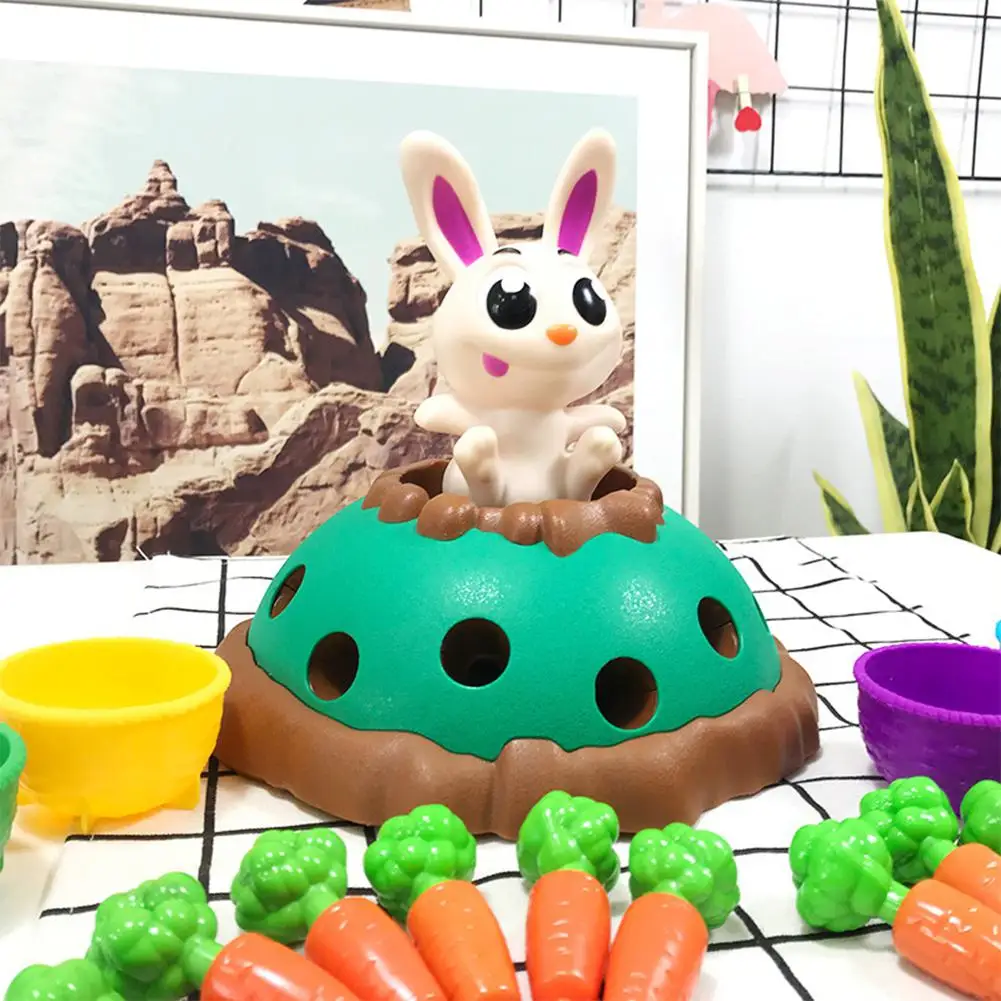 Детская игрушка кролик электрическая настольная игра-головоломка Интерактивная