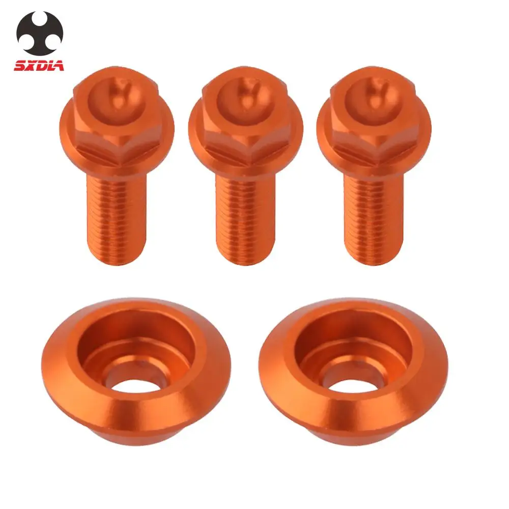 For KTM SX XC EXC XCW 125 150 250 300 350 450 530 Motorcycle Fork Guard Front Rear Fender Number Plante Radiator Bolts Screws | Автомобили