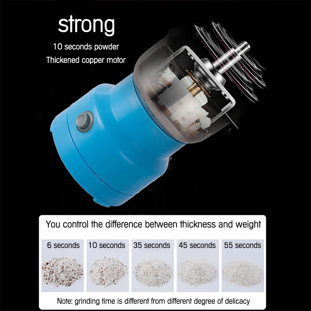 

Electric Multifunction Small Food Grinder Mill Portable Coffee Bean Seasonings Spices Mill Powder Grinder Machine