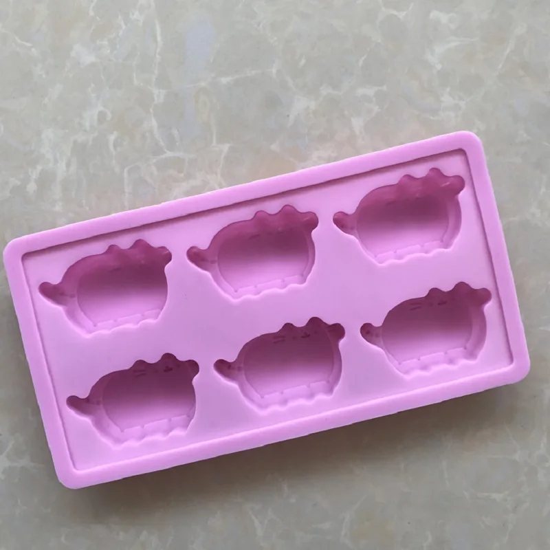 Силиконовая форма для торта сделай сам мыла с 6 кошками|handmade soap mold|soap moldsilicone cake mold |