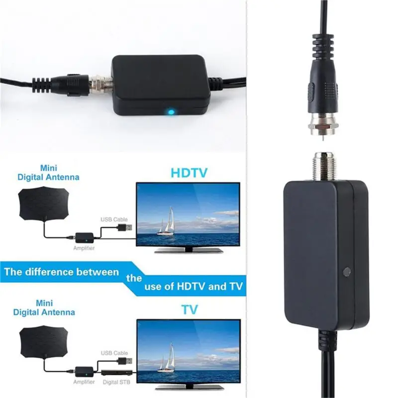 Цифровой усилитель ТВ антенны Hd DVBT2 с низким уровнем шума USB сигнала для