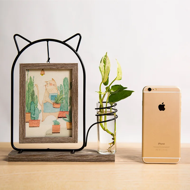 Пасторальное Искусство фоторамка компьютерный стол креативная Закуски магазин