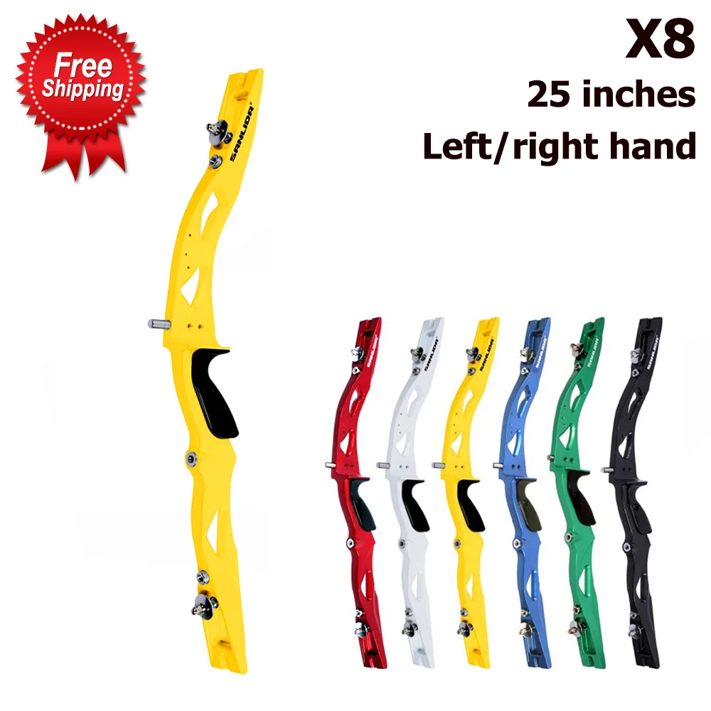 

Sanlida X8 Entry-Level ILF Recurve Bow Riser ILF Target Riser 25'' Left/right hand available Hunting Shooting Outdoor Sports