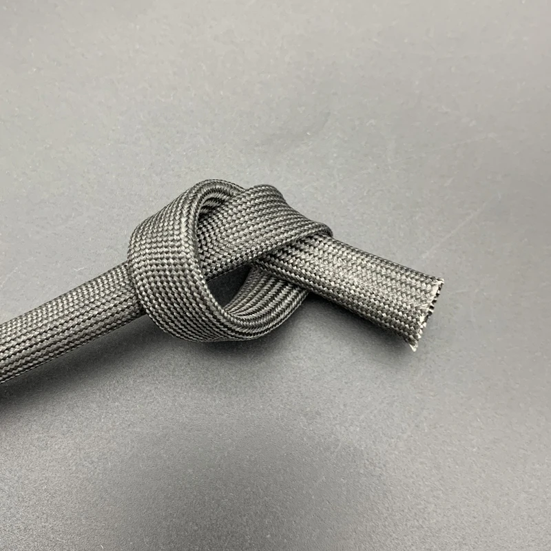 Трубка из химического стекловолокна I D 30 мм плетеная трубка для кабеля