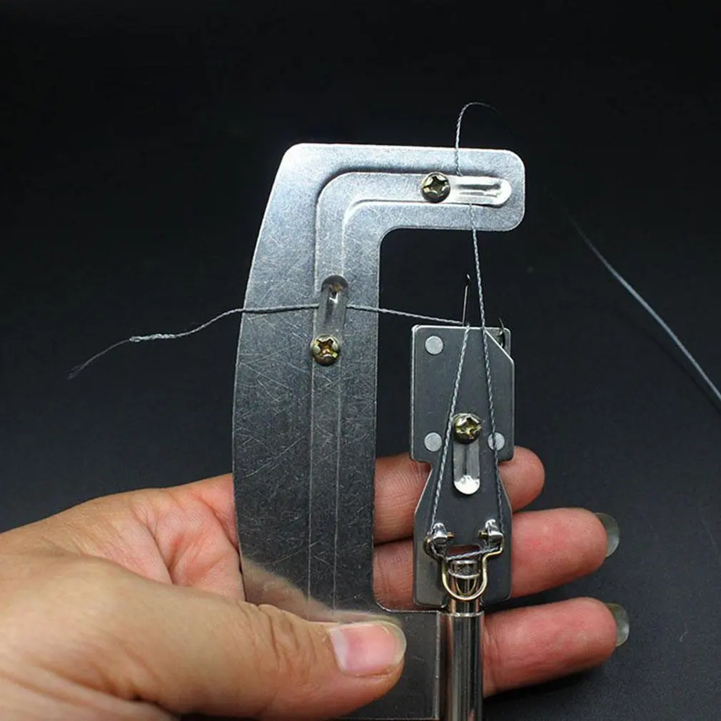 

Quick Tie Hook Stainless Steel Semi-Automatic Hooking Device Manual Tied Hook Hooks Fishing Line Hook Hook