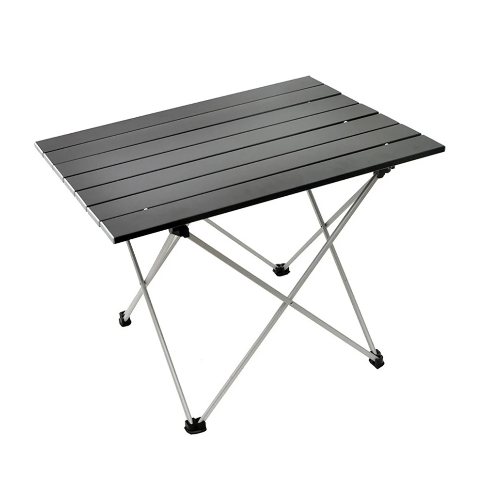 

Folding Camping Side Tables With Aluminum Table Top Portable Picnic Cooking Table Boating Beach Table