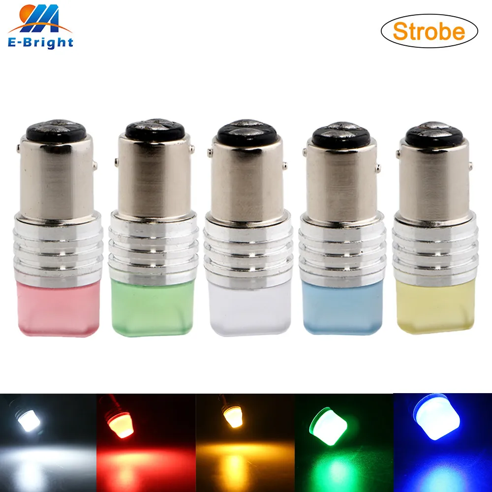 4 шт. стробоскоп 12 В 2835 9 SMD светодиодный белый синий янтарный красный 1156 BA15S 1157 BAY15D