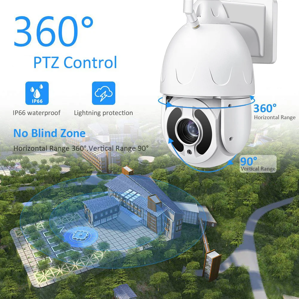 4G 3G LTE 5MP 30X оптический зум PTZ Wi Fi IP камера P2P с обнаружением человеческого фактора