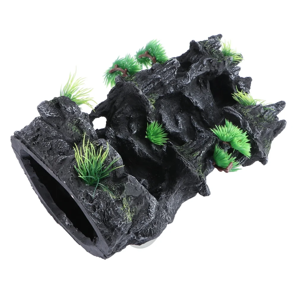 

1pc Fish Tank Landscaping Water Quicksand Waterfall Resin Rockery Landscaping Decoration Creative Aquarium Ornament