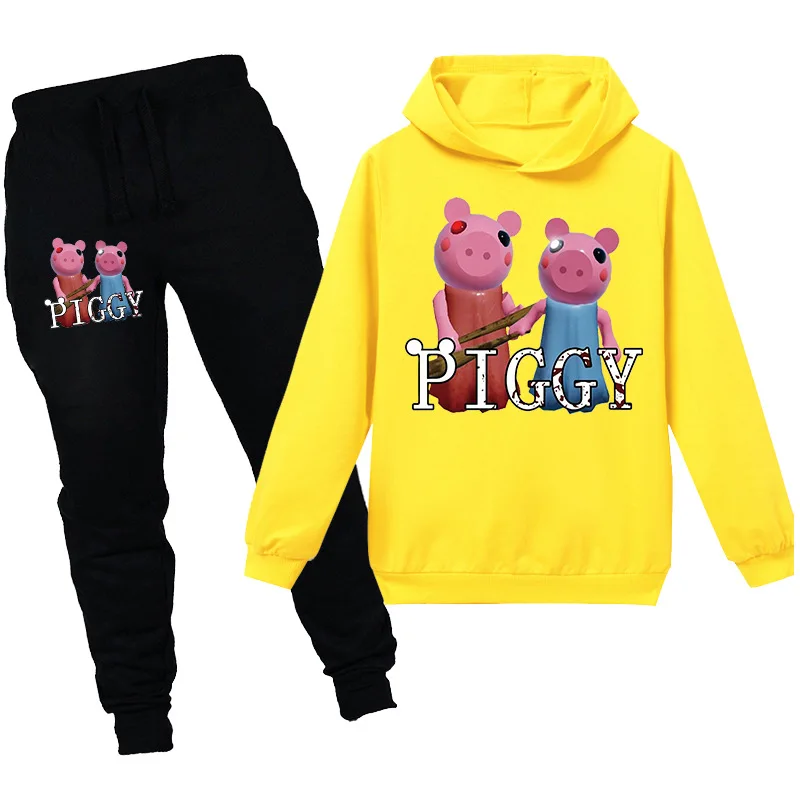 Robloxing Копилка Аниме толстовки Комплект одежды для маленьких мальчиков Детская