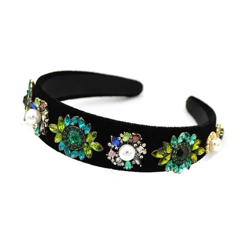 Украшение для волос тиара свадебные аксессуары кристалл барокко повязка на