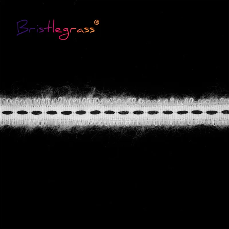 BRISTLEGRASS 5 10 ярдов 5/8 &quot15 мм пряжи плетеные с кружевами кроше теплые макраме лента