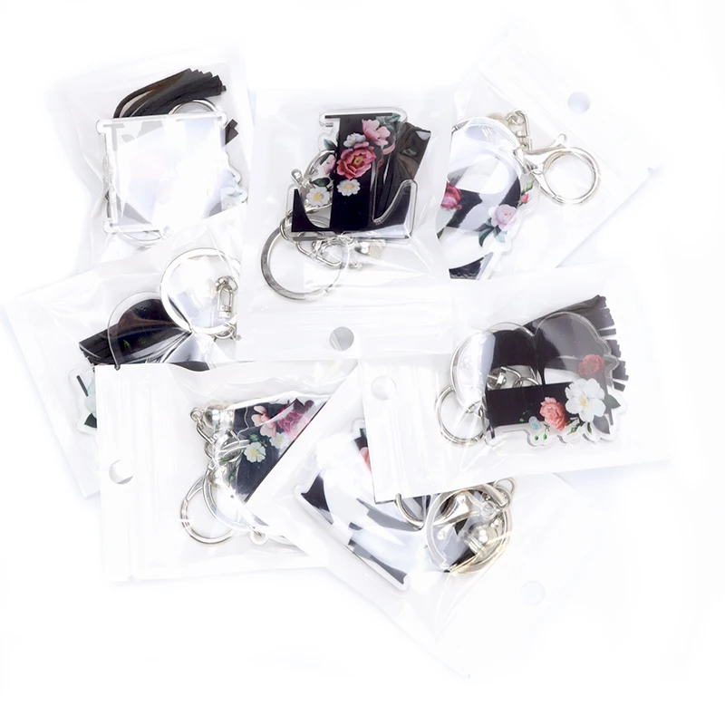 Брелок для ключей из акрила с кисточкой осведомленности об аутизме | Украшения и