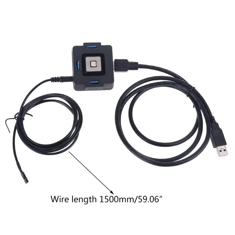 Многофункциональный настольный ПК переключатель 3 порта USB 0 аудио микрофон