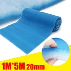 1 рулон, 5 м, полиэфирное волокно, воздушный фильтр, термостойкий, уплотненный, краска, магазин, автомобильный распылитель, воздушный фильтр, поролоновый фильтр, водонепроницаемая губка