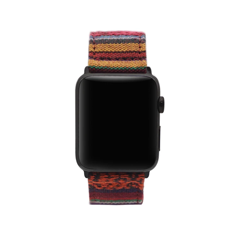 Тканевый ремешок для Apple Watch 38 мм 40 мм iWatch 4 ремешка 42 мм 44 мм спортивный ремешок Apple Watch 5 4 3 2 аксессуары
