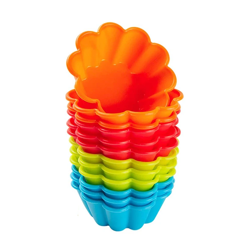 

Силиконовые формы для выпечки кексов, 12 шт.