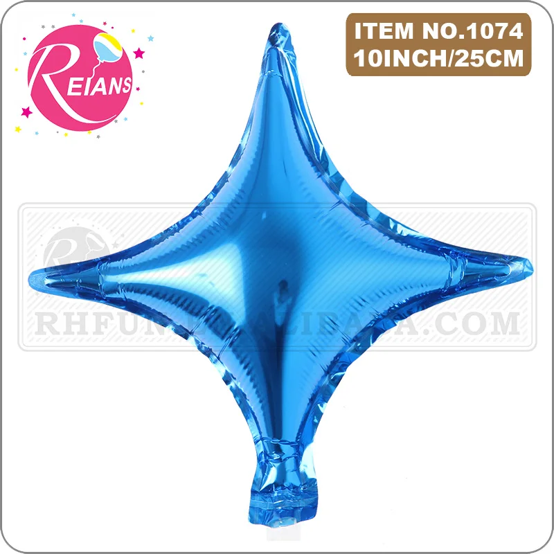 10 дюймов фольга 4 в форме пятиконечной звезды воздушный шар майлара воздушные