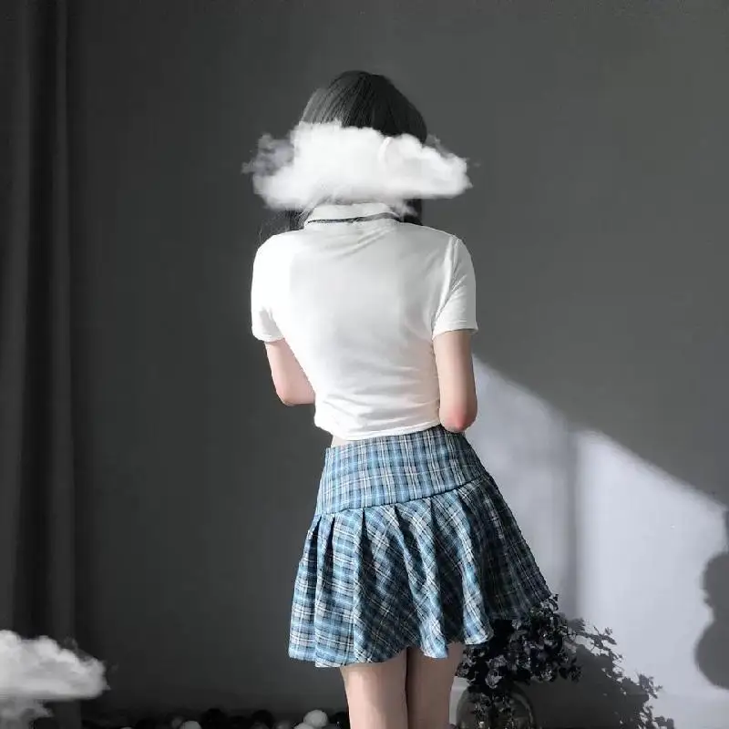 

New Valentine's Day Lovers One Size Sexy Passion Underwear Uniform Sailor Suit Student Sexy Skirt Allure Pure Lovely Girl Dress