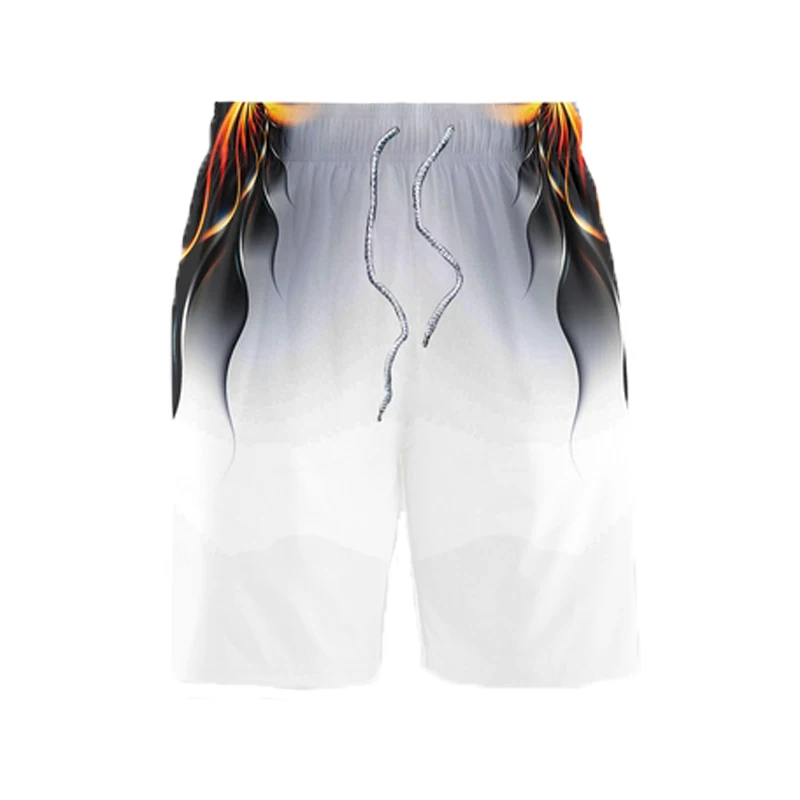 

Summer Fashion Clothing Men's Short Suit Lightning Flame Digital Printing T-Shirt Shorts Set 2021 Pop Casual Wear Outfits 5XL