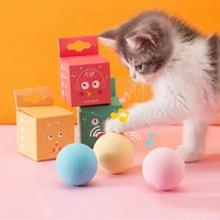 toys for cats catnip training toy pet playing ball dogs squeaky goods for cats interactive ball clever toy kittens accessories