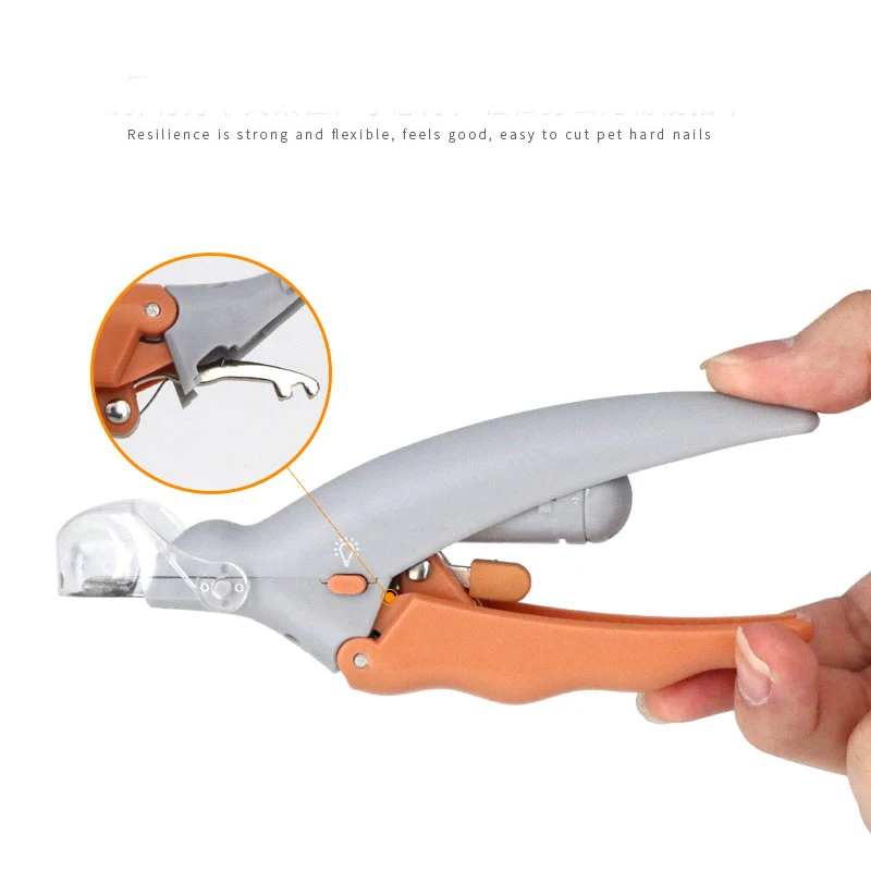 Pet Nail Grinder Dog Trimmer Cat Clippers Led Light 5X Magnifier Grooming Tool Claws товары для собак | Дом и сад