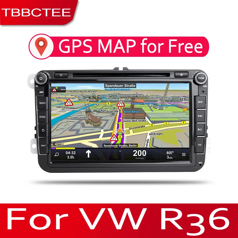 

TBBCTEE Android 2 Din Car radio Multimedia Video Player auto Stereo GPS MAP For Volkswagen VW R36 2010~2013 Media Navi DVD