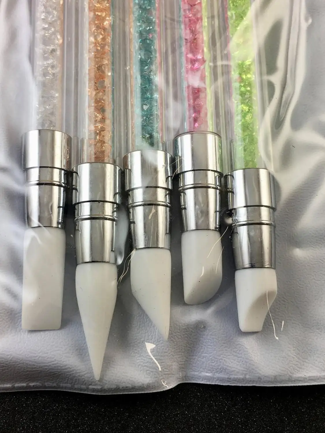 ** PTB-38 * Dotting Pen двухсторонний желтый воск Стразы для ногтей Picker Gem аппликатор