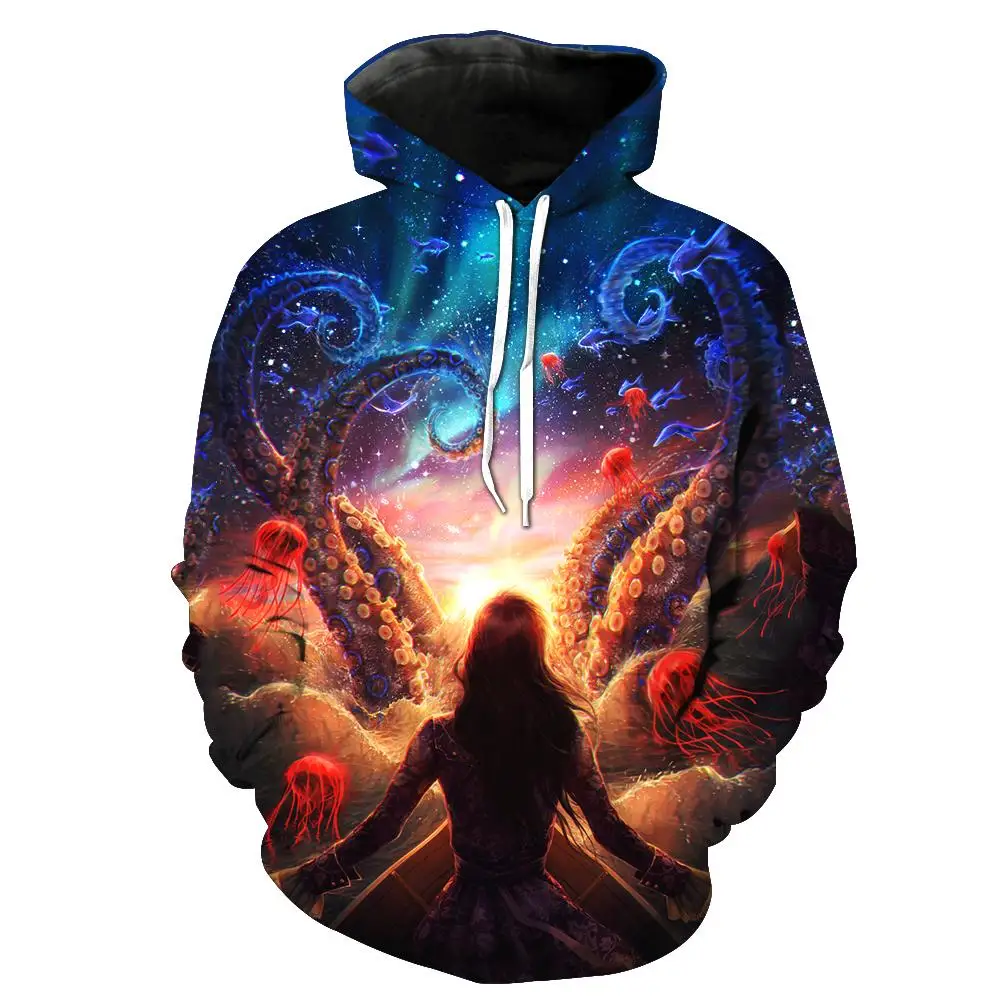 

2021 new style hoodie men/women 3d hooded sweatshirt brand clothing hooded print jacket men's hooded sweatshirt