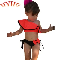 hyhg cute kids baby girl bikini sets swimsuit swimwear bathing suits toddler swimming costume kids two pieces beach biquini