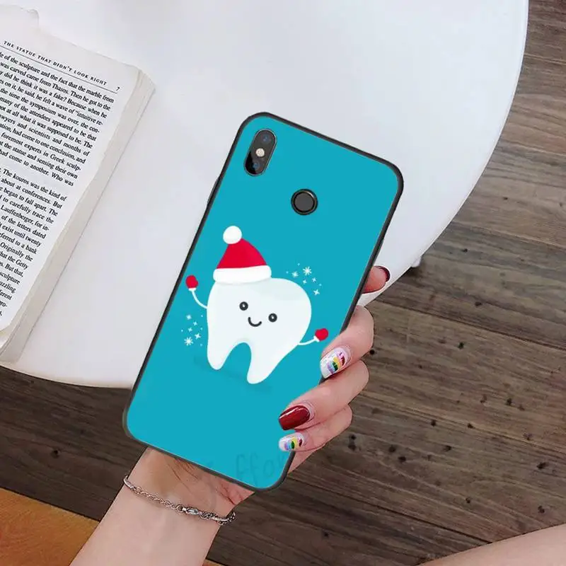 

Dental implant Dentist Dental Teeth Phone Case For Xiaomi Redmi note 7 8 9 t k30 max3 9 s 10 pro lite