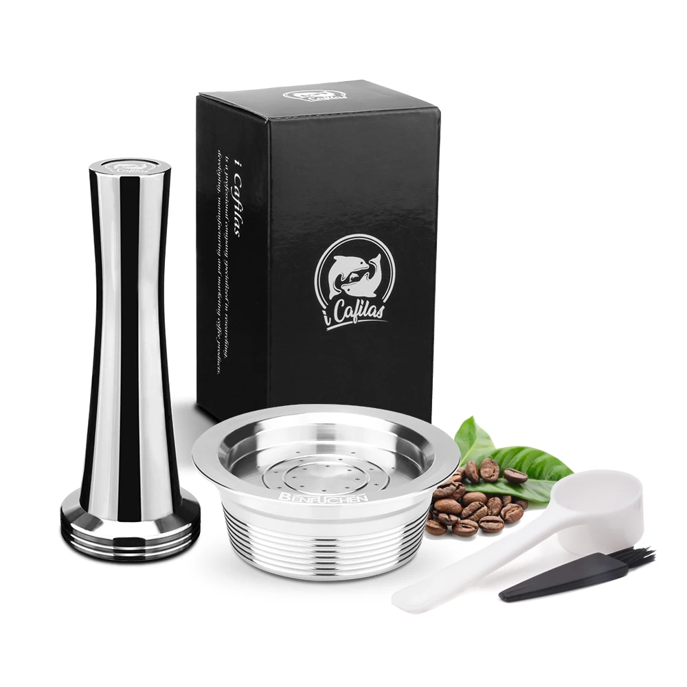 Icafilas Lavazza A Modo Mio кофе капсулы многоразовые нержавеющая сталь кофе фильтр для Lavazza A Modo Mio JOLIE& ESPRIA машина - Цвет: 1 capsule Tamper