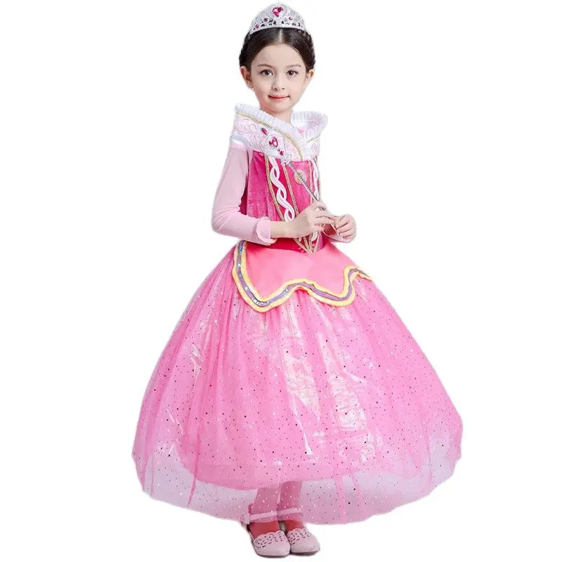 Disney Frozen dress princess cosplay elsa anna snow white clothing christmas costume infant carnival trolls baby clothes kids | Детская