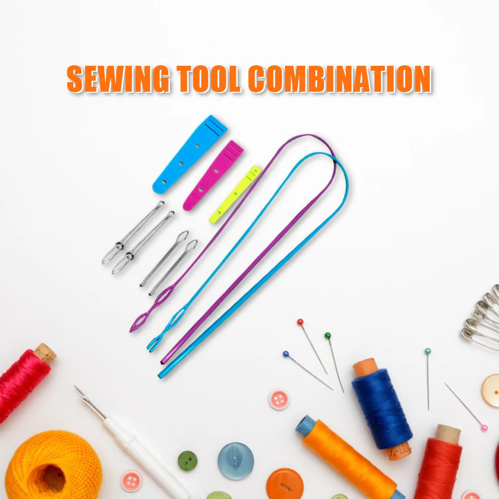 Набор швейных игл комплект из 9 предметов пластиковая эластичная лента зажим для