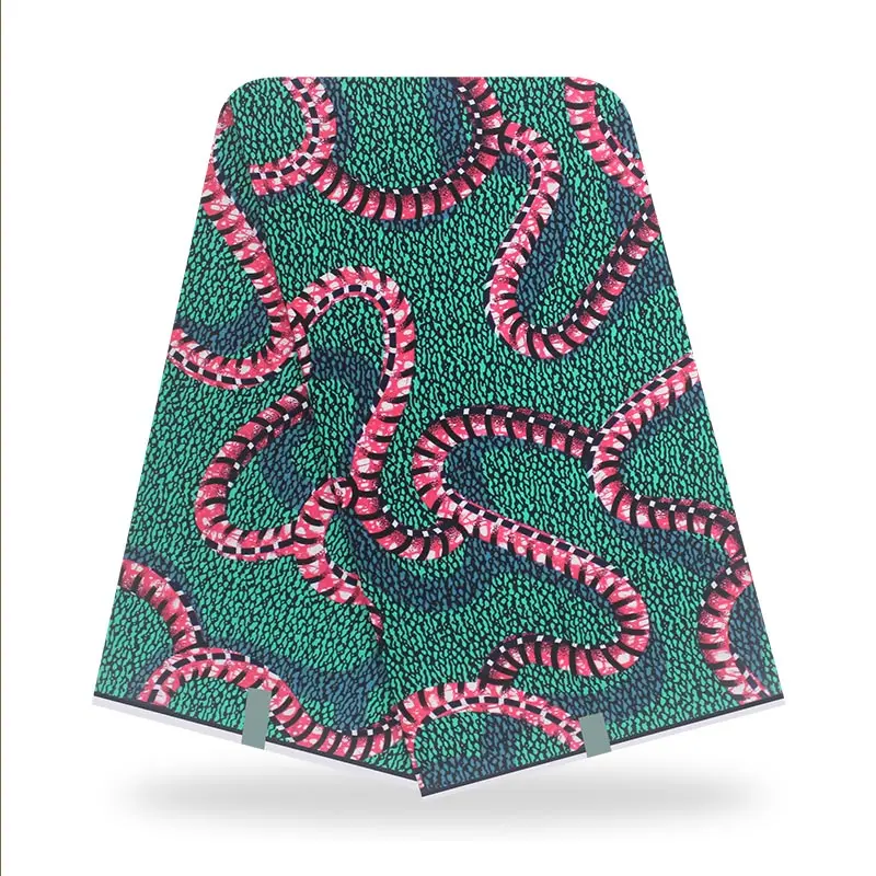 

Latest 100% Cotton Real Ghana Ankara African Wax Print Fabric 6yards Brocade African Wax Prints Fabric for Wedding Y101-27