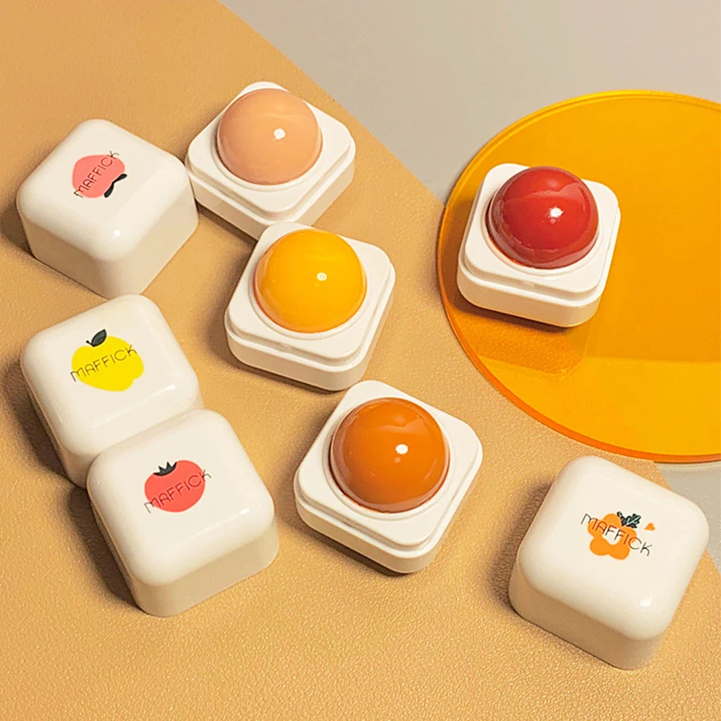 1 шт. влаги бальзам для губ с фруктовым вкусом губ. Температура изменен Цвет