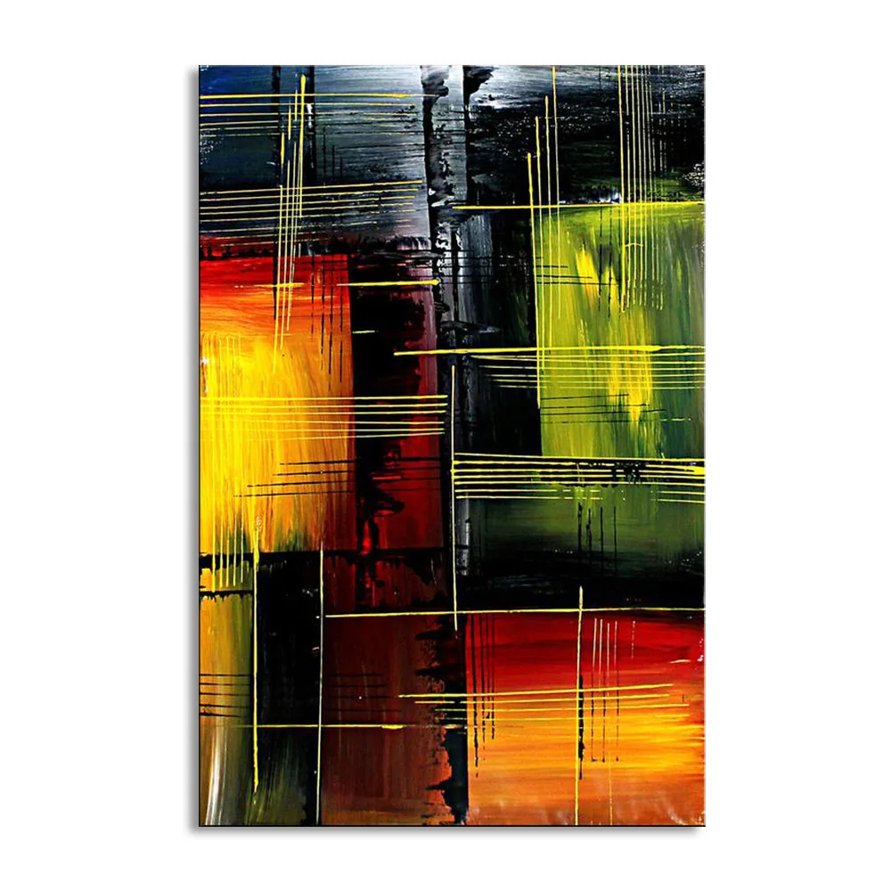 

handmade oil painting on canvas modern 100% Best Art Abstract oil painting original directly from artist XD1-331B