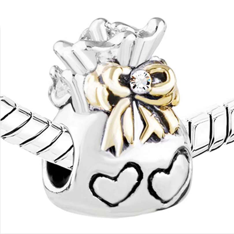 

2022 New beads Plated bead bracelet color purse. Suitable for Pandora bracelet is holiday gifts.