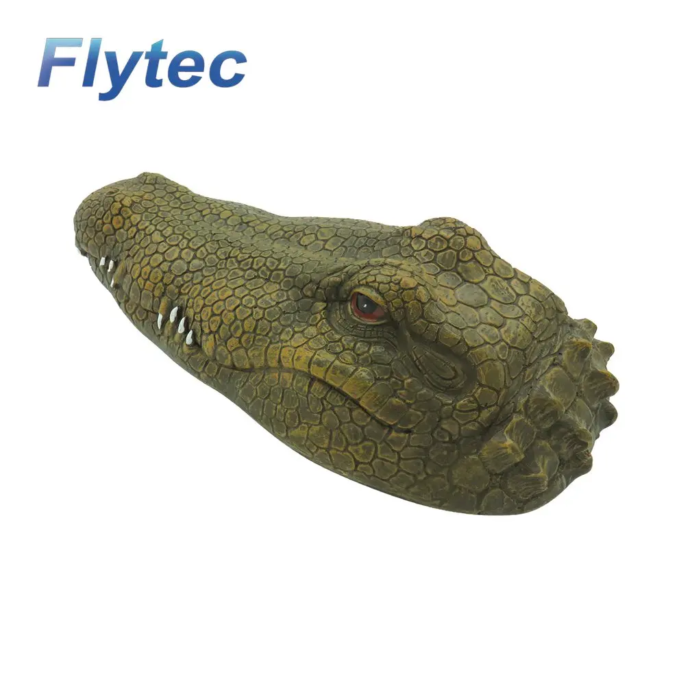 Flytec радиоуправляемая лодка 2,4 г 15 км/ч имитация головы крокодила пародия гоночный катер Электрический Водонепроницаемый пульт дистанционного управления игрушка крокодил подарки