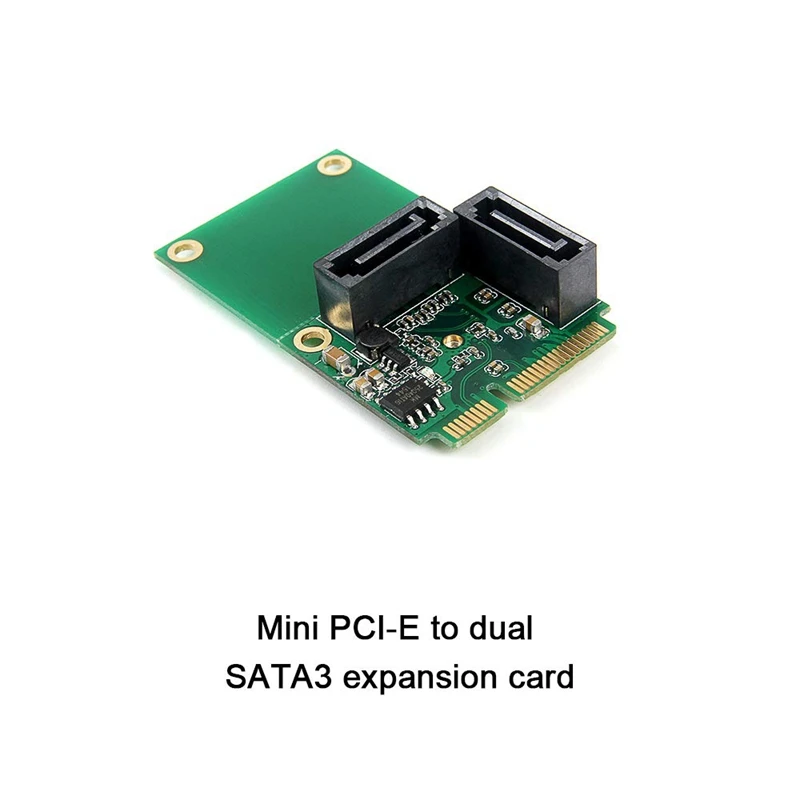 Mini Pci E To Sata3 карта расширения Sata3.0 Pcie адаптера жесткого диска 2 порта|Платы