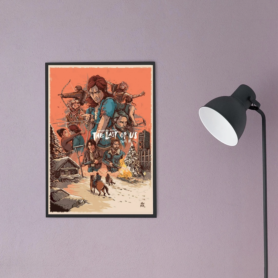 Игровой постер The Last of Us 2 PS4 эксклюзивная ролевая игра холст индивидуальный