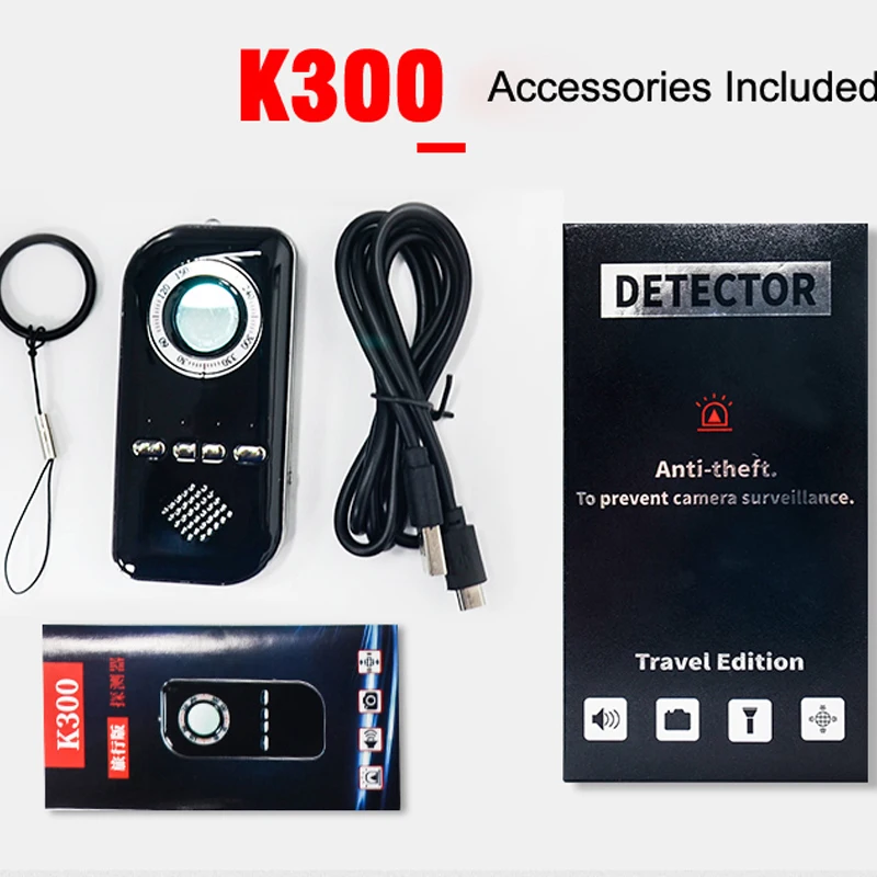 K300 ИК детектор с анти камерой фиолетовый свет денег An ti потери звук и вибрация