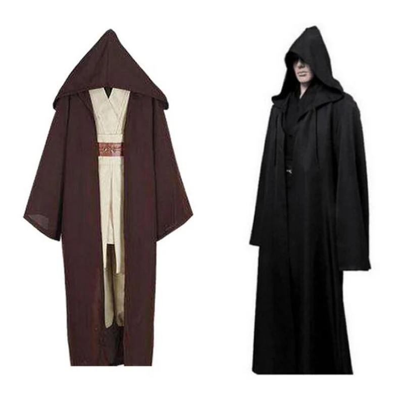 Костюм для косплея воина Дарт Вейдер Звездные Войны Анакин Скайуокер джедая плащ