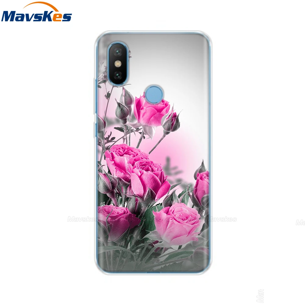 Силиконовый чехол для телефона для Xiaomi mi A2 Lite, чехол с рисунком, мягкая задняя крышка из ТПУ, чехол для телефона для Xiomi mi A2 mi A2 LITE, бампер - Цвет: 25
