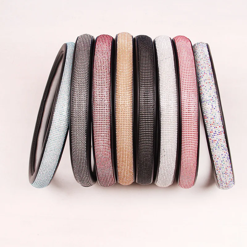 Новый дизайн 2018 четырёхсезонный чехол для руля диаметром 38 см с блестками и