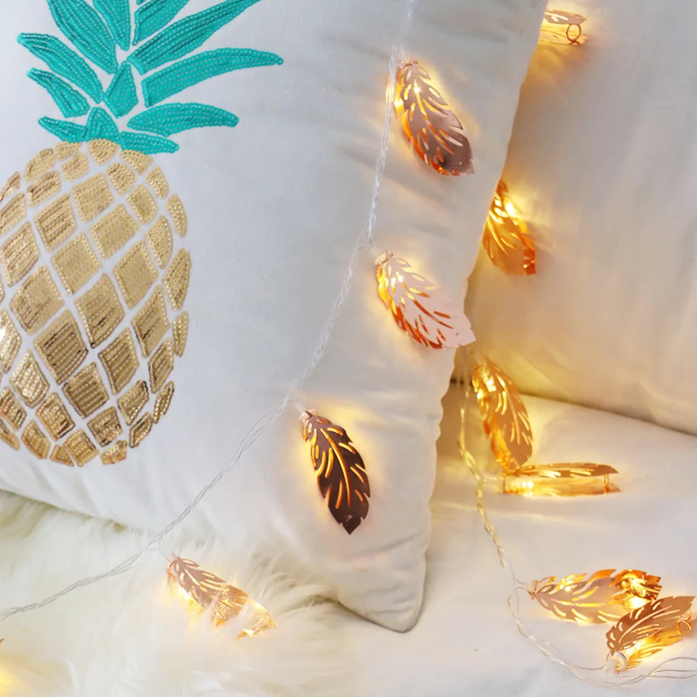 Светодиодный светильник длиной 1 5/3 м из кованого железа розового золота с