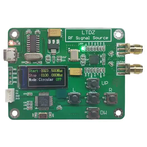 Ltdz Max2870 STM32 23.5-6000 MHz module of the USB 5 signal source in frequency power and accessory modes