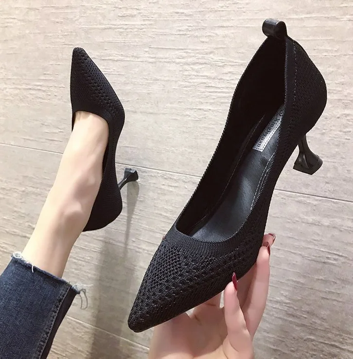 Женские туфли на очень высоком каблуке лодочки с острым носком фетиш роскошные