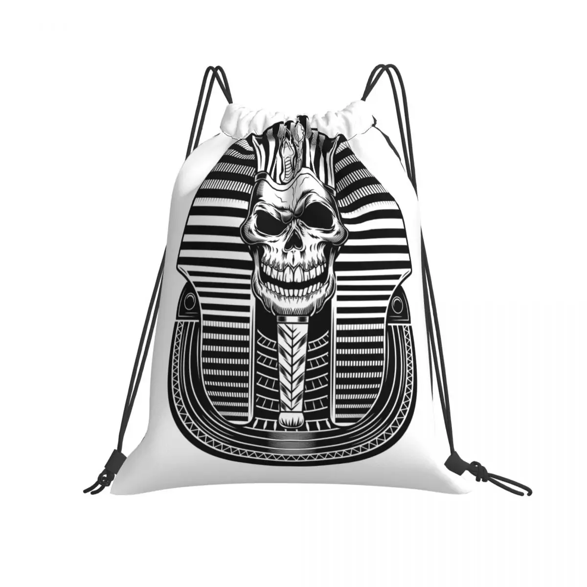 

Спортивная сумка для тренажерного зала с черепом Фараона, египетской мамой, скелетом, шнурком, спортивный, для фитнеса, путешествий, рюкзак ...