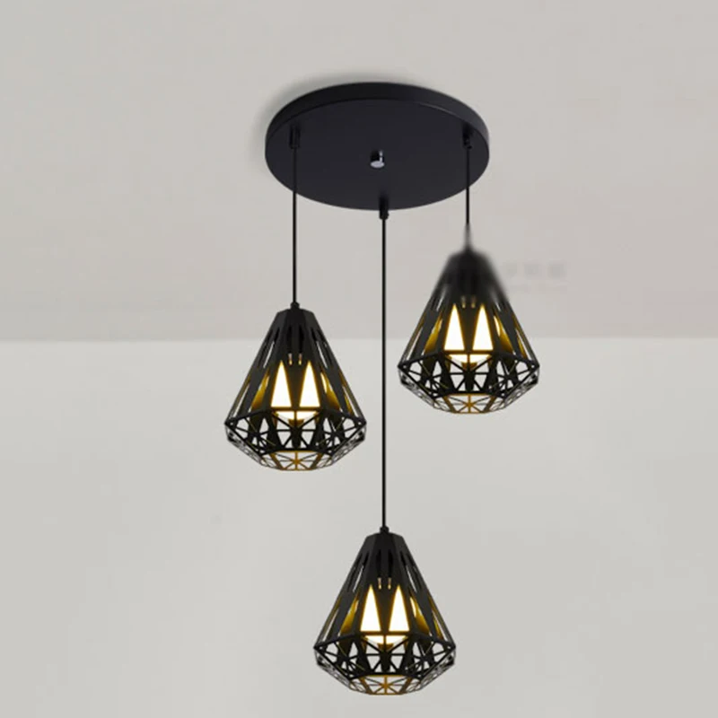 

Tieyi individuality single head black and white simple modern restaurant corridor porch led E27 Chandelier